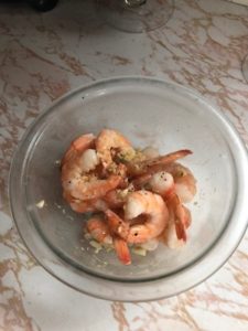 Seasoned shrimp